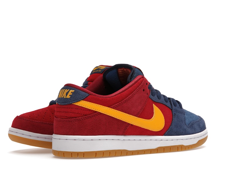 Nike Sb Dunk Low Barcelona - Maroon/Navy-Gold - DJ0606-400 - 33