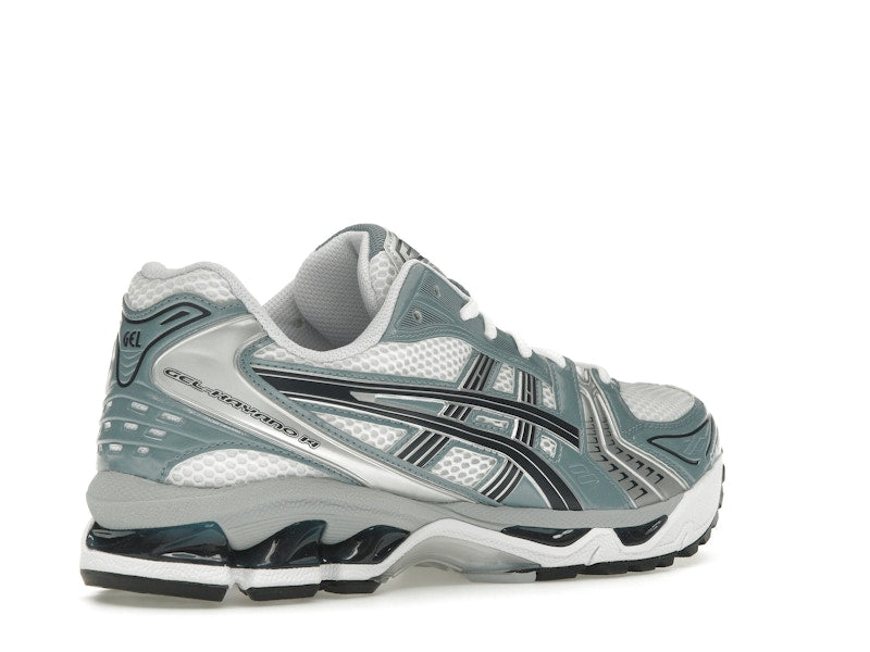 Asics Gel-Kayano 14 White Fjord Grey, vista a 360 gradi 33 di 36