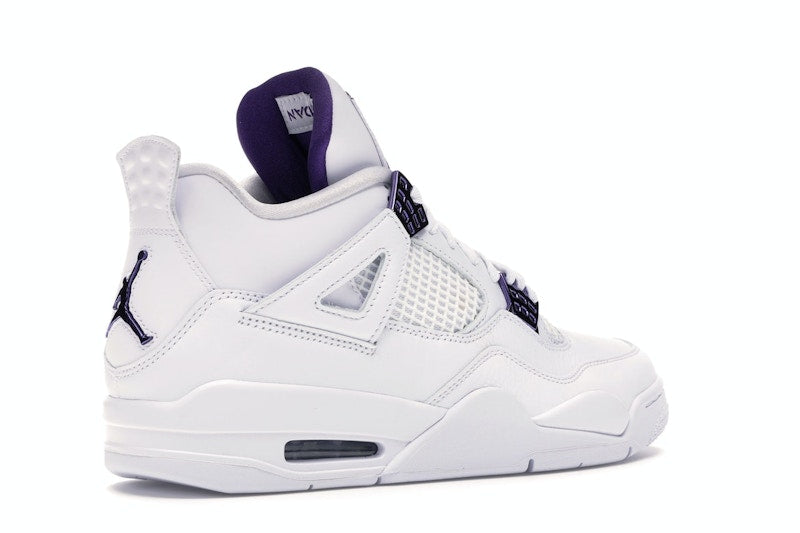 Air Jordan 4 Retro White Court Purple