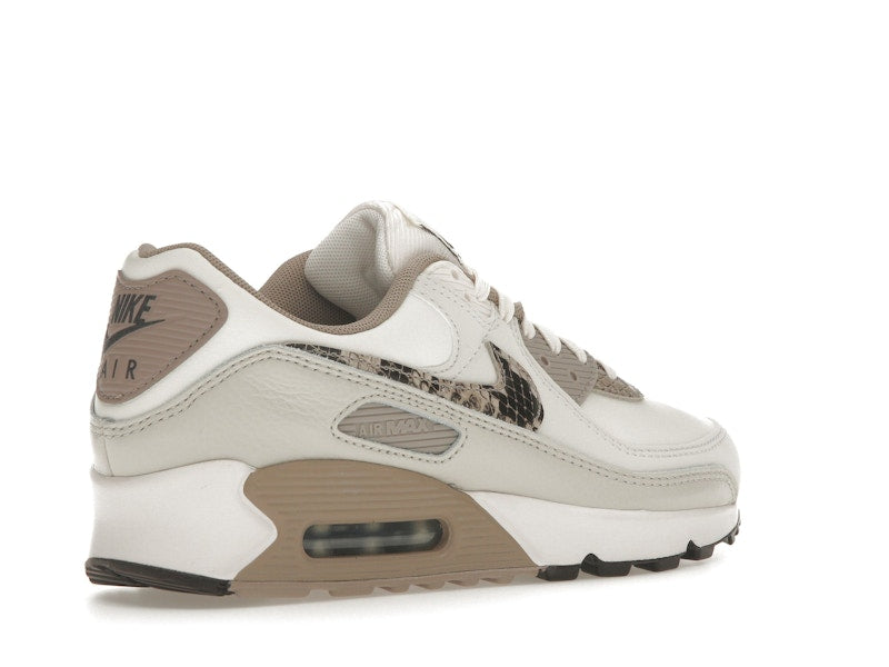 Nike Air Max 90 Light Pink Snakeskin Womens - Pink/Grey - HV4915-100 - 33