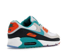 Nike Air Max 90 Miami Dolphins - White/Turbo Green/Pitch Blue - II7590-100 - 33