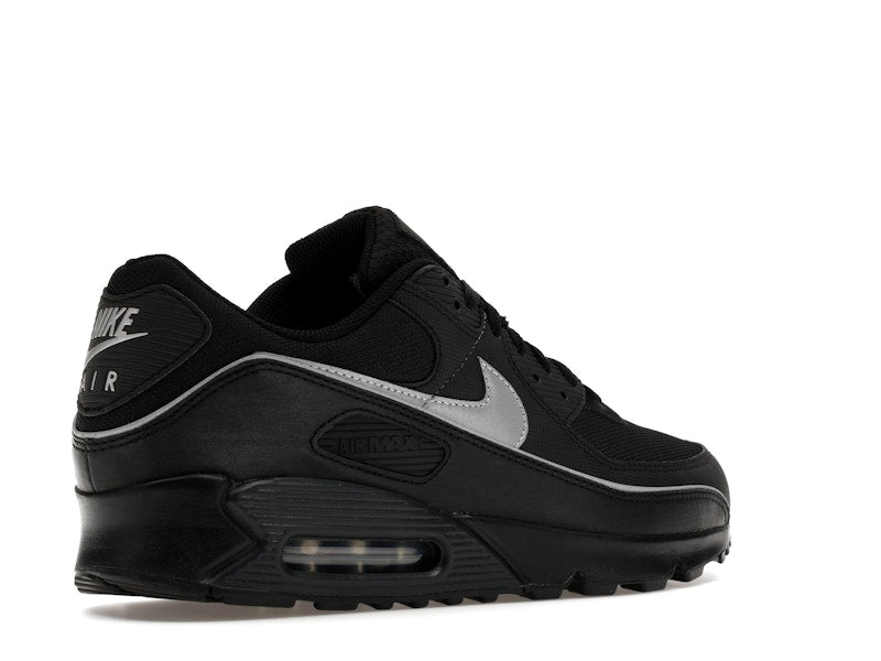 Nike Air Max 90 Premium Black Reflective - Black/Black/Anthracite/Multi-Color - HV4517-002 - 33