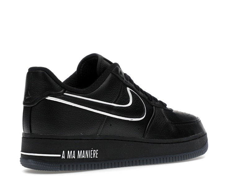 Nike Air Force 1 Low A Ma Maniere Hand Wash Cold Womens - Black/White/Black/Black - HF4084-001 - 33