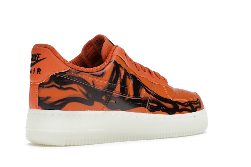 Nike Air Force 1 Low Orange Skeleton Halloween (2020)