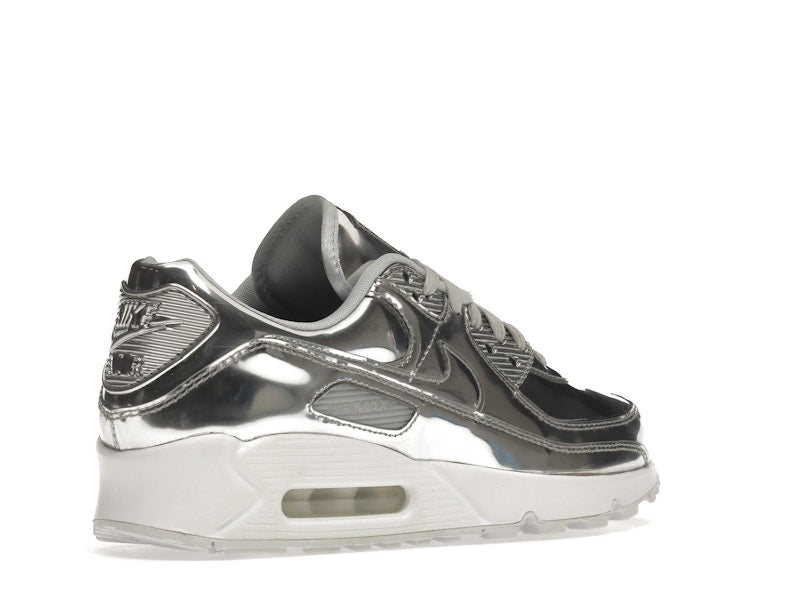 Nike Air Max 90 Metallic Silver 2020 (W) - Metallic Silver/Metallic Silver-White - CQ6639-001 - 33