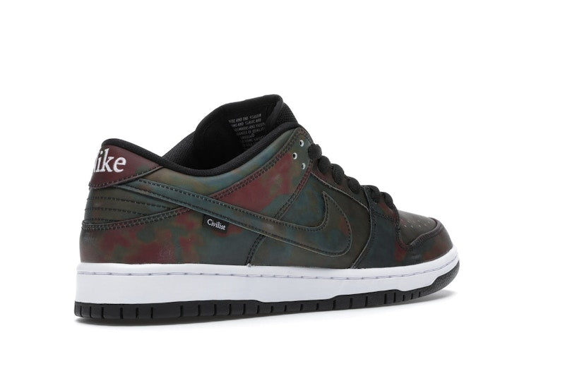 Nike Sb Dunk Low Civilist - Black/Black-Black - CZ5123-001 - 33