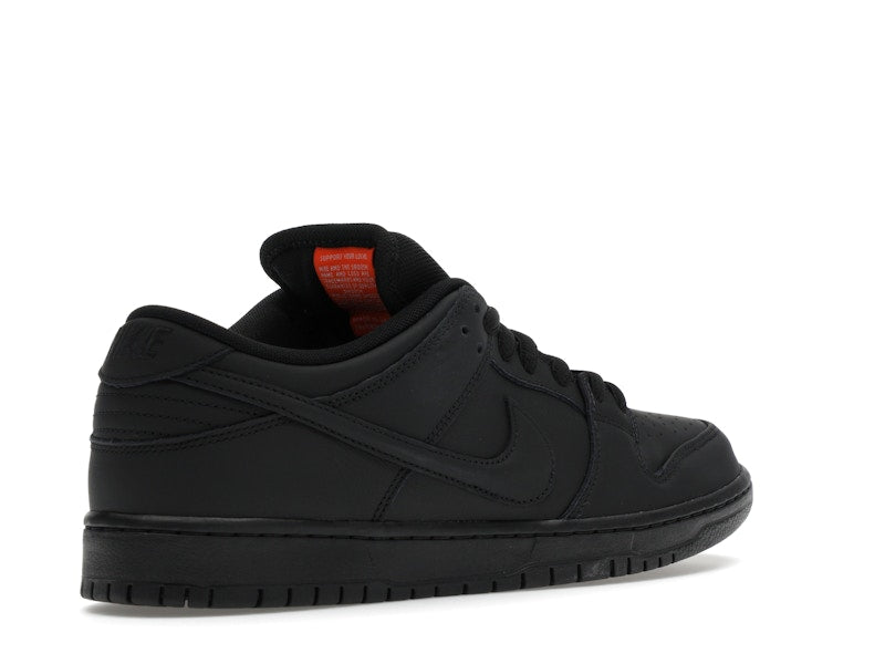 Nike Sb Dunk Low Pro Triple Black - Black/Anthracite/Safety Orange - FJ1674-001 - 33