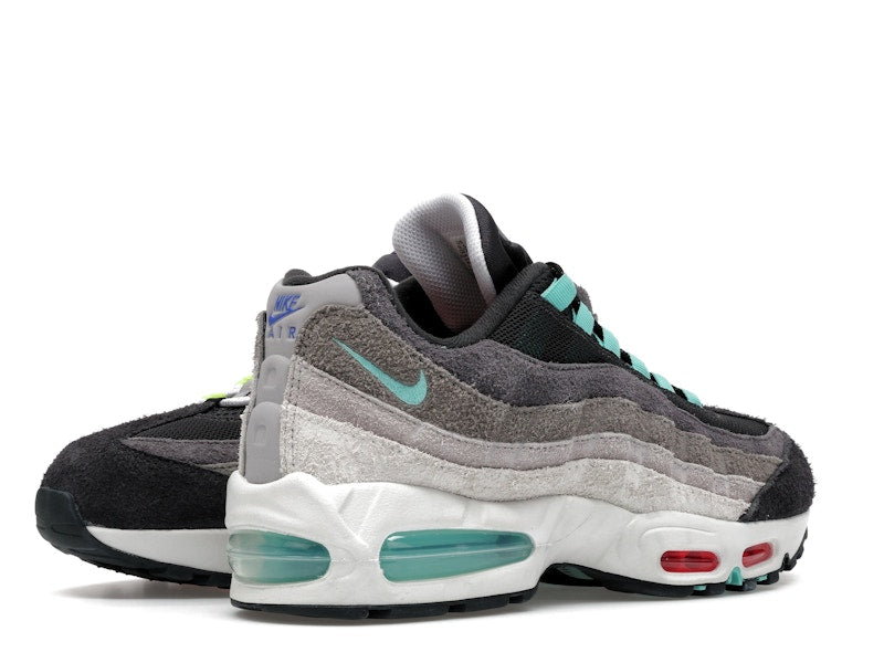 Nike Air Max 95 Og Big Bubble Greedy 2026 - Hyper Turquoise/Volt/Solar Red - IU2636-300 - 33