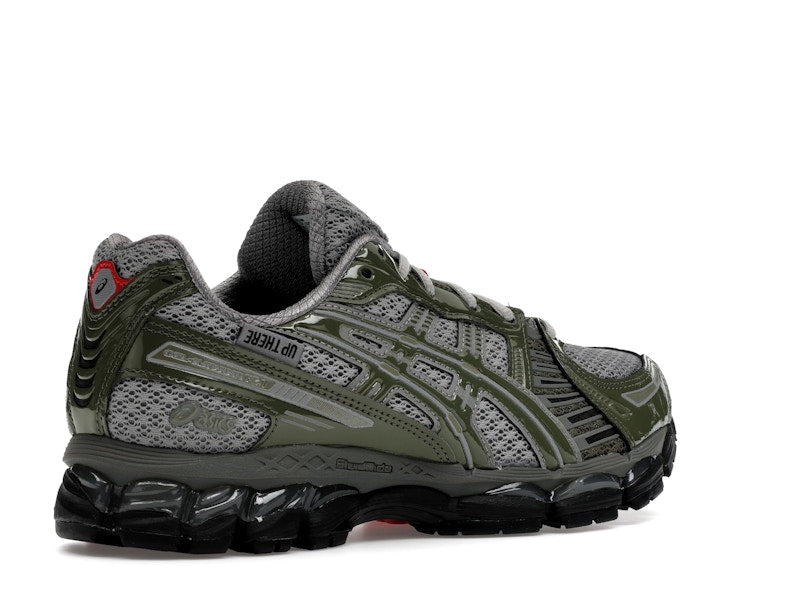 Asics Gel Kayano 121 Up There - Olive Green/Grey/Red - 1203A869-021 - 33