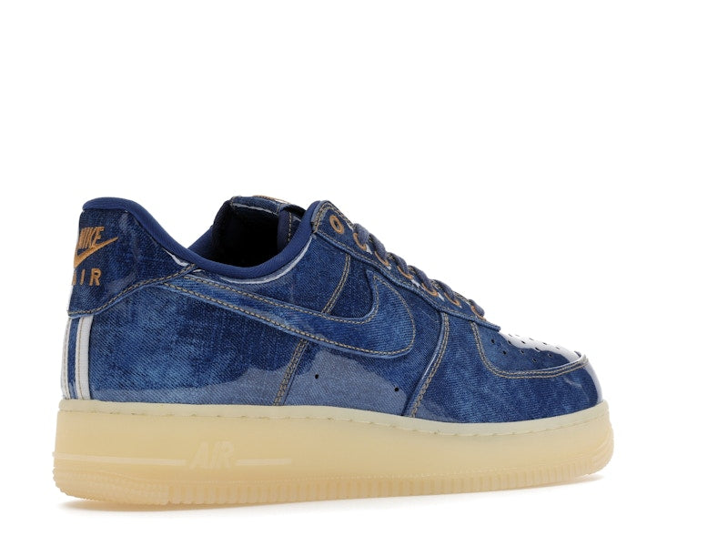 Nike Air Force 1 Low Patent Denim - Coastal Blue/Natural/Flax/Coastal Blue - IM5757-400 - 33