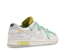 Nike Dunk Low Off White Lot 14 - Sail/Neutral Grey-Electro Green - DJ0950-106 - 33