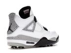 Air Jordan 4 Retro Golf White Cement - White/Tech Grey-Black-Fire Red - CU9981-100 - 33