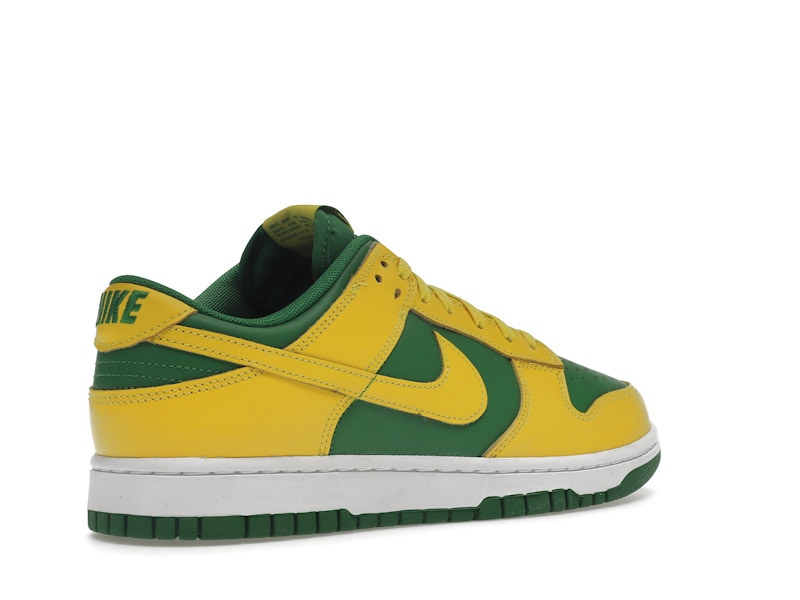 Nike Dunk Low Reverse Brazil - Apple Green/Yellow Strike-White - DV0833-300 - 33
