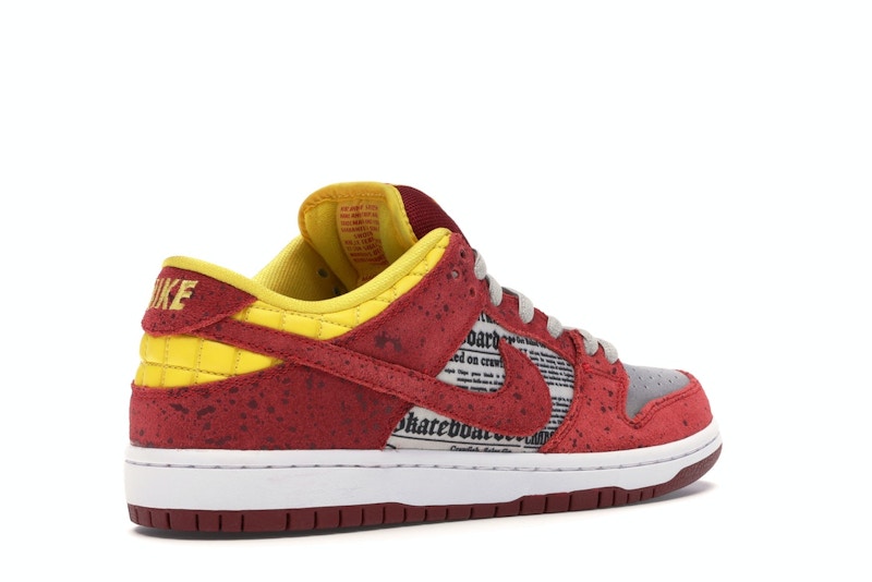 Nike Dunk Sb Low Rukus Crawfish - Action Red/Metallic Silver-Tour Yellow - nike-dunk-sb-low-rukus-crawfish - 33