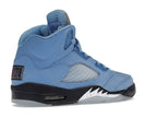 Air Jordan 5 Retro Unc University Blue, vista a 360 gradi 34 di 36