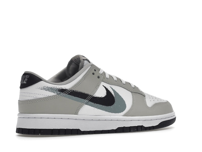 Nike Dunk Low Stencil Swoosh - White/Light Stone/Black - FD0661-100 - 34