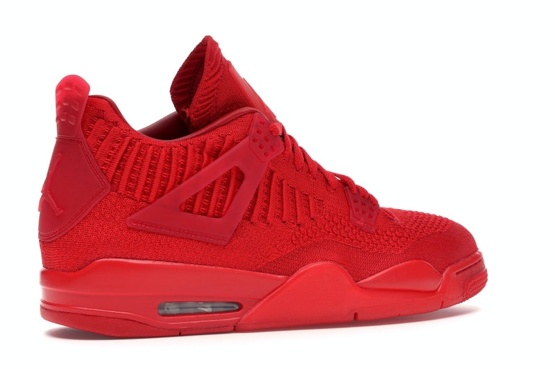 Air Jordan 4 Retro Flyknit Red - University Red/Black-University Red - AQ3559-600 - 34