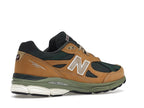 New Balance 990v3 MiUSA Tan Green, vista a 360 gradi 34 di 36