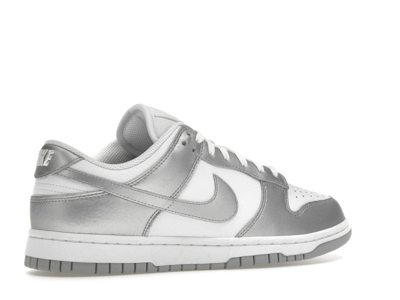 Nike Dunk Low Metallic Silver Womens - White/Metallic Silver/Blue Joy - FV1311-100 - 34