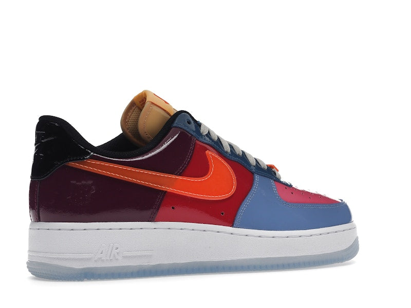 Nike Air Force 1 Low Undefeated Multi Patent - Polar/Total Orange-Multi-Color - DV5255-400 - 34