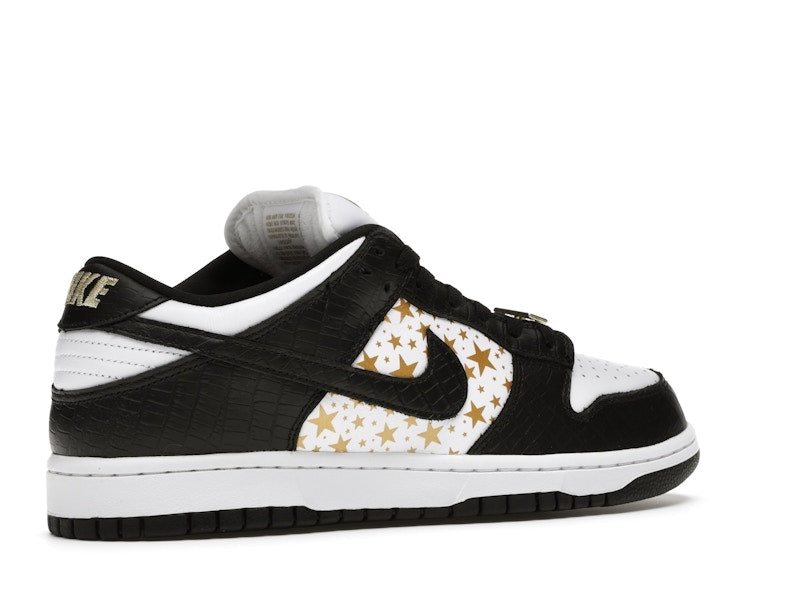 Nike SB Dunk Low Supreme Black, vista a 360 gradi 34 di 36