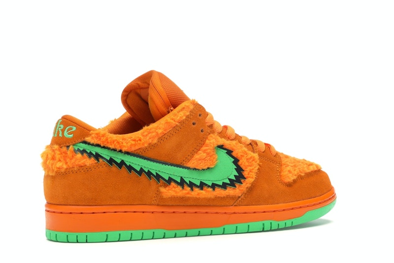 Nike Sb Dunk Low Grateful Dead Bears Orange - Bright Ceramic/Green Spark - CJ5378-800 - 34