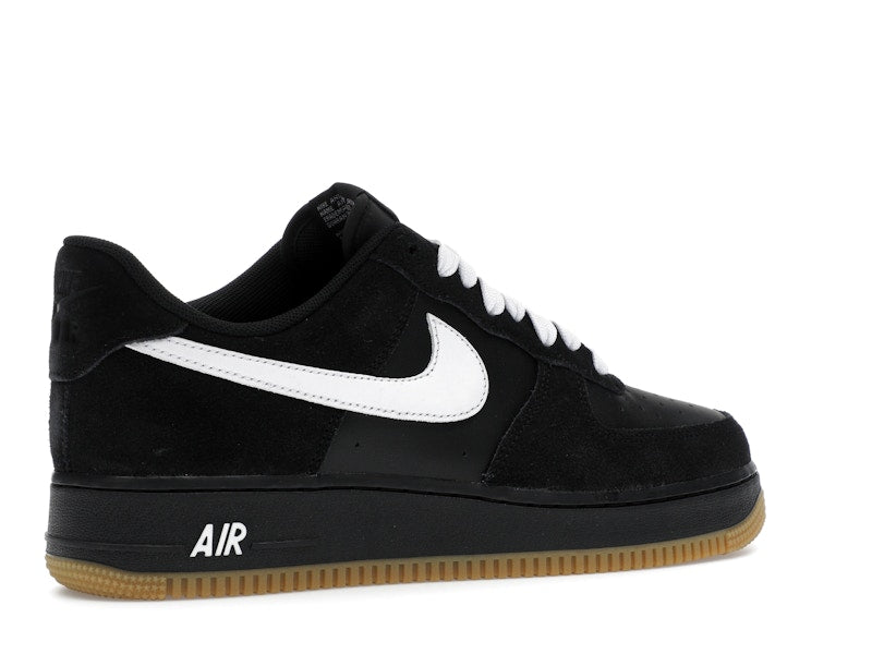 Nike Air Force 1 Low '07 LV8 Black Gum Light Brown White, vista a 360 gradi 34 di 36