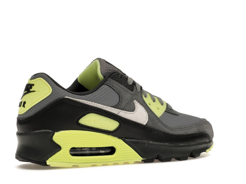 Nike Air Max 90 Smoke Grey Light Lemon Twist, vista a 360 gradi 34 di 36