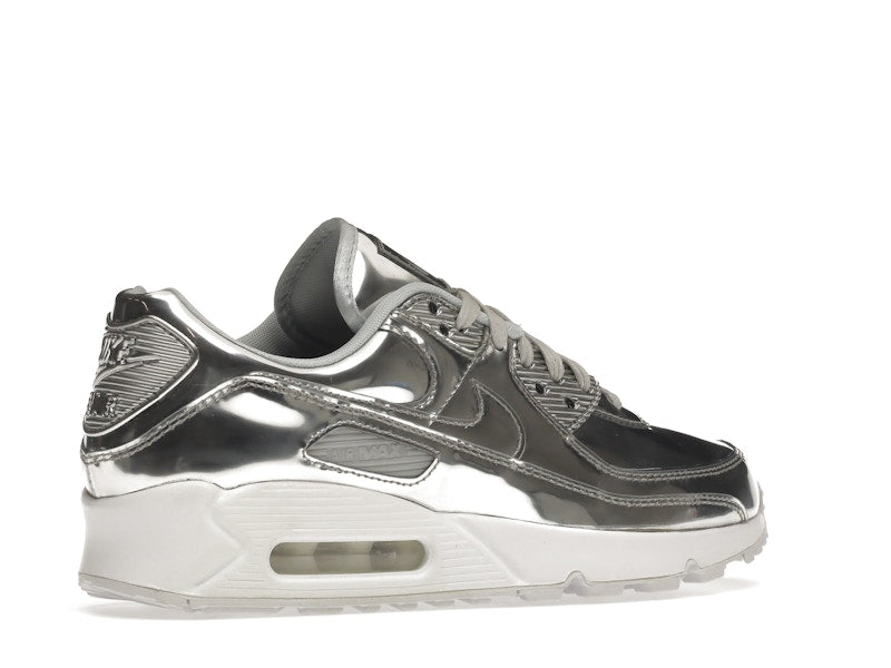 Nike Air Max 90 Metallic Silver 2020 (W) - Metallic Silver/Metallic Silver-White - CQ6639-001 - 34