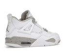 Air Jordan 4 Retro White Oreo 2021 (GS) - White/Tech Grey-Black-Fire Red - DJ4699-100 - 34