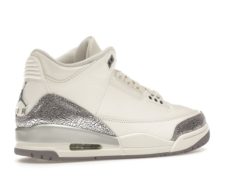 Air Jordan 3 Retro Sail Cement Grey, vista a 360 gradi 34 di 36