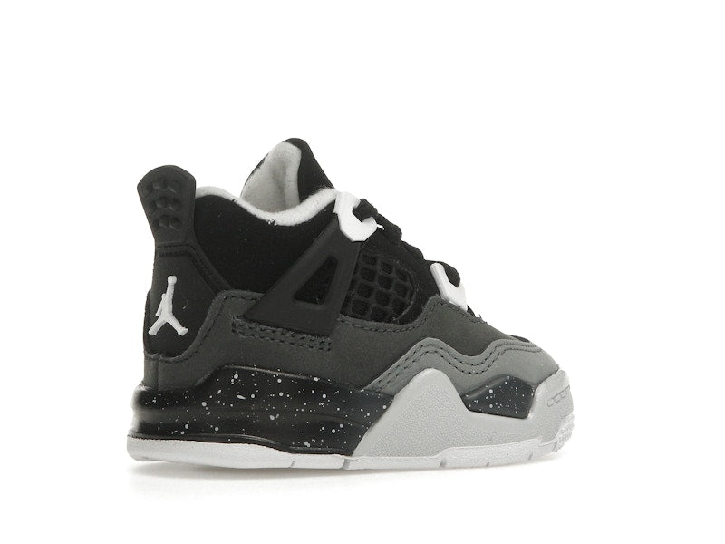 Air Jordan 4 Retro Fear 2024 (TD) - Black/White/Anthracite/Black/Pure Platinum - FV4538-002 - 34