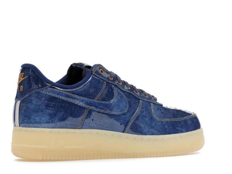 Nike Air Force 1 Low Patent Denim - Coastal Blue/Natural/Flax/Coastal Blue - IM5757-400 - 34