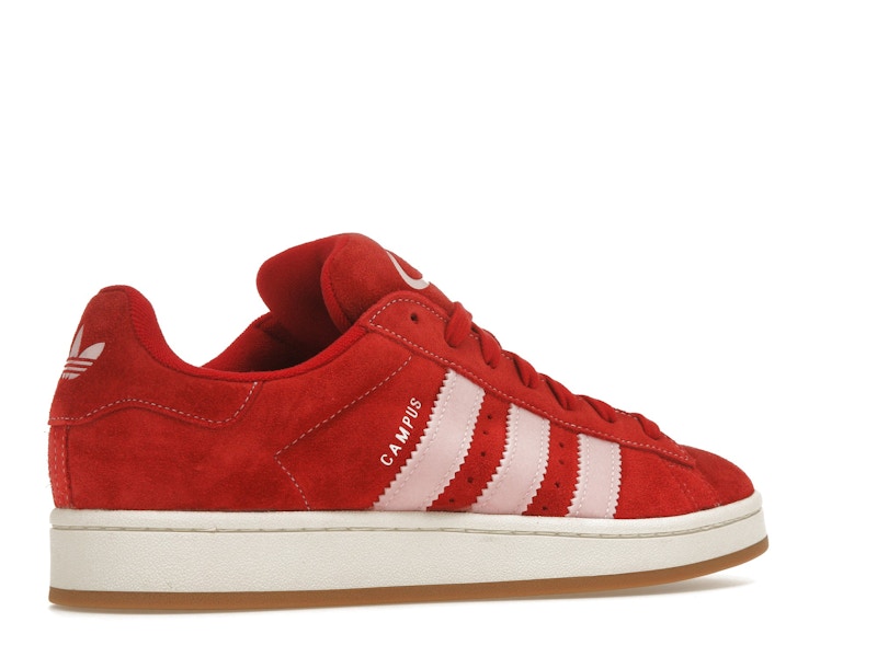 Adidas Campus 00s Better Scarlet Clear Pink - Better Scarlet/Clear Pink/Cloud White - H03477 - 34
