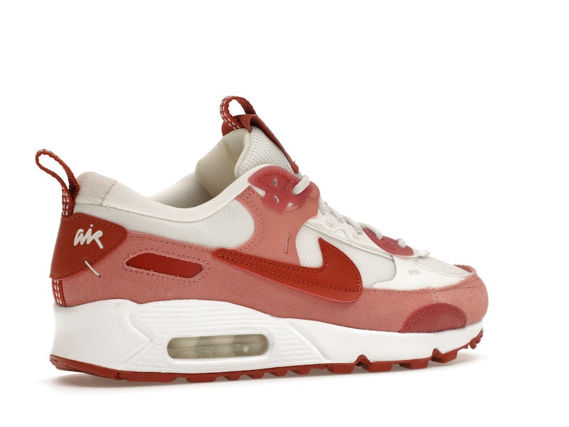 Nike Air Max 90 Futura Red Stardust Womens - Red Stardust/Summit White/Campfire Orange/Rugged Orange - FQ8881-618 - 34
