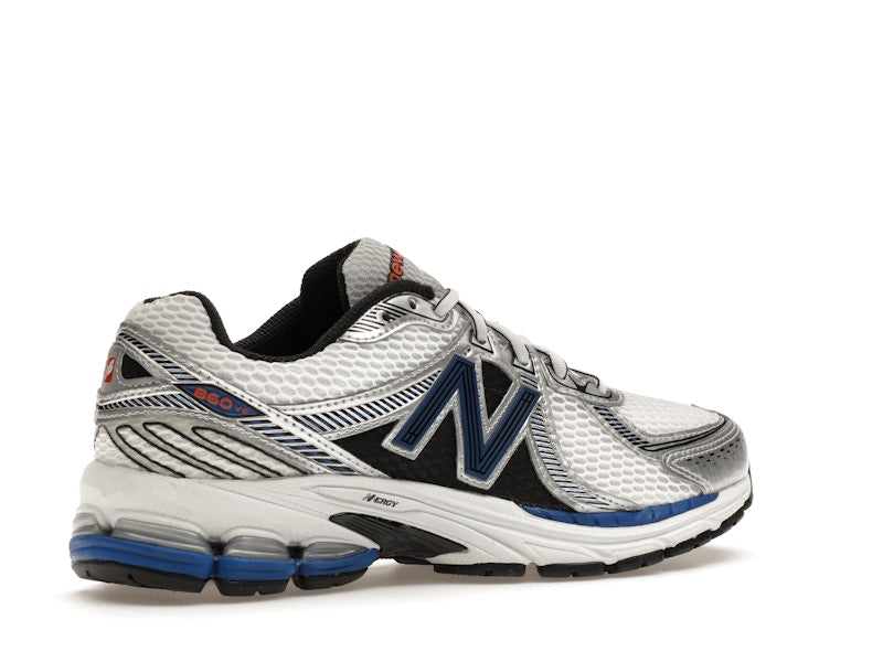 New Balance 860v2 White Team Royal Silver - White/Team Royal - ML860XB - 34