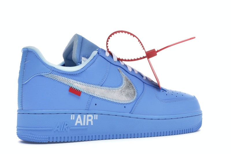 Nike Air Force 1 Low Off White University Blue - University Blue/Metallic Silver-White - CI1173-400 - 34