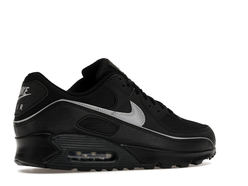 Nike Air Max 90 Premium Black Reflective - Black/Black/Anthracite/Multi-Color - HV4517-002 - 34