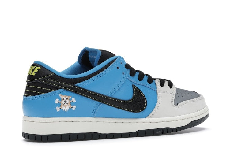 Nike SB Dunk Low Instant Skateboards - Blue Hero/Pale Ivory/Black - CZ5128-400 - 34