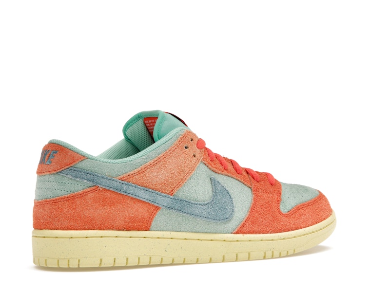 Nike Sb Dunk Low Orange Emerald Rise - Orange/Noise Aqua-Emerald Rise-Lemon Chiffon - DV5429-800 - 34