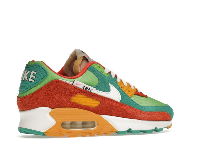 Nike Air Max 90 SE Running Club - Roma Green/Sail/Orange/Mean Green - DC9336-300 - 34