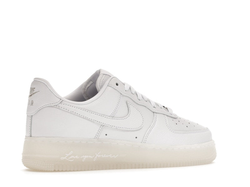 Nike Air Force 1 Low Drake Nocta Certified Lover Boy White Cobalt Tint - White/Cobalt Tint/Metallic Silver - CZ8065-101 - 34