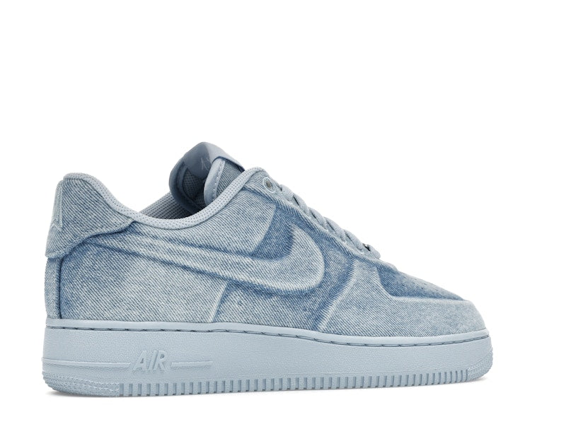 Nike Air Force 1 Low Ja Morant Denim Light Armory Blue - Light Armory Blue/White/Metallic Silver - IQ9773-400 - 34