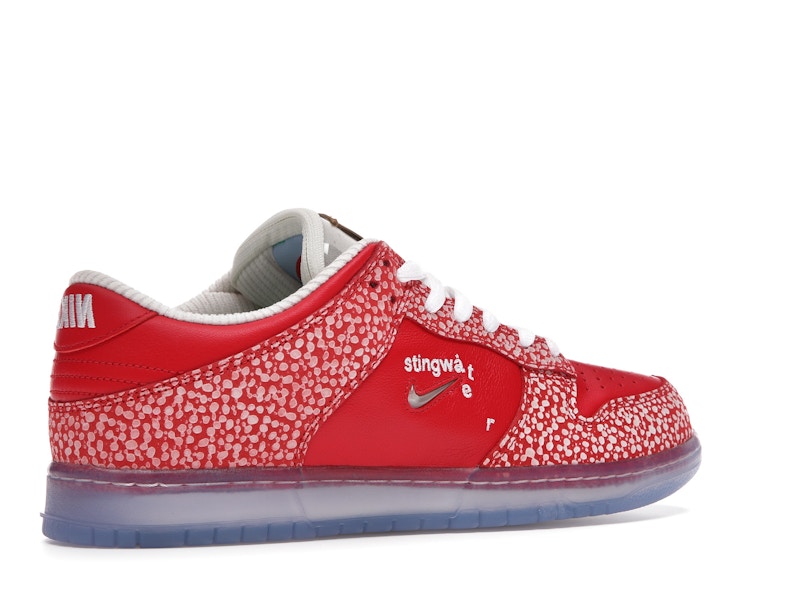Nike Dunk Sb Low Stingwater Magic Mushroom - Red/White-Ice - DH7650-600 - 34