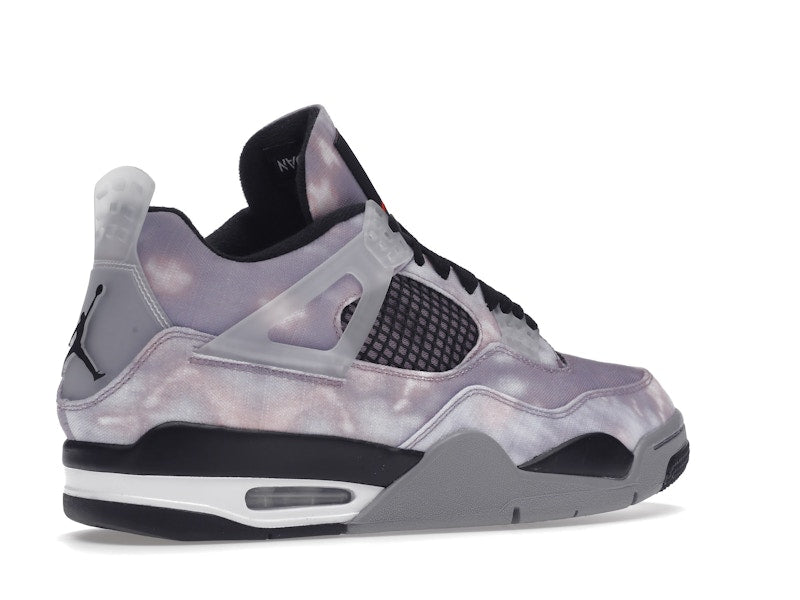 Air Jordan 4 Retro Zen Master - Amethyst Wave/Bright Crimson-Black-Cement Grey - DH7138-506 - 34