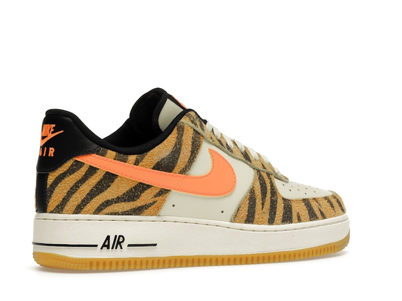 Nike Air Force 1 Low Daktari - Coconut Milk/Atomic Orange-Fuel Orange - DJ6192-100 - 34