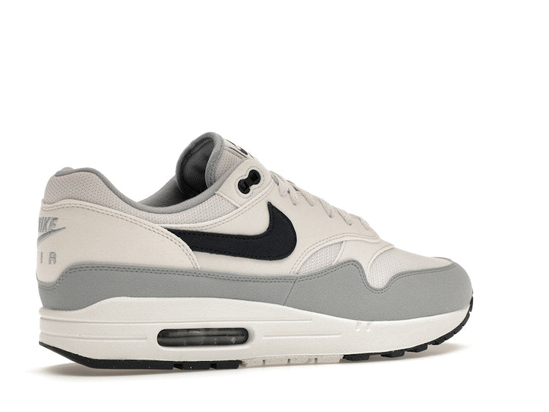 Nike Air Max 1 Platinum Tint Dark Obsidian, vista a 360 gradi 34 di 36