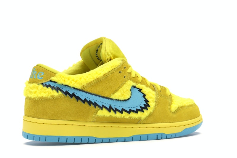 Nike Sb Dunk Low Grateful Dead Bears Yellow - Opti Yellow/Blue Fury - CJ5378-700 - 34
