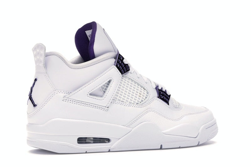 Air Jordan 4 Retro White Court Purple