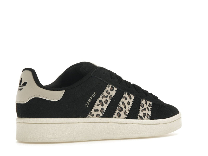 Adidas Campus 00s Black Leopard Womens - Core Black/Supplier Color/Wonder Beige - ID7039 - 34